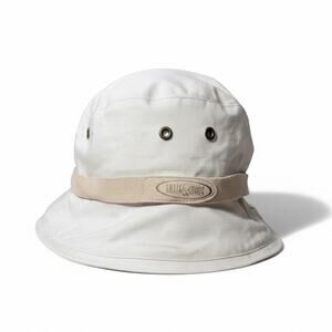 Vintage Lilly And Cohoe Off White Tan Canvas Plaid Lined Bucket Hat Canada 1